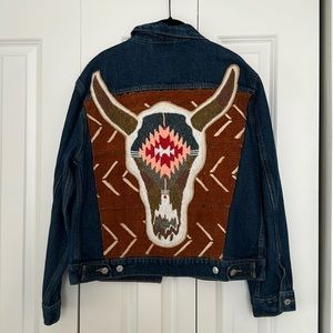 Hand embroidered Levi’s Western denim jacket